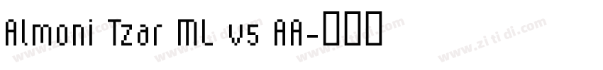 Almoni Tzar ML v5 AA字体转换
